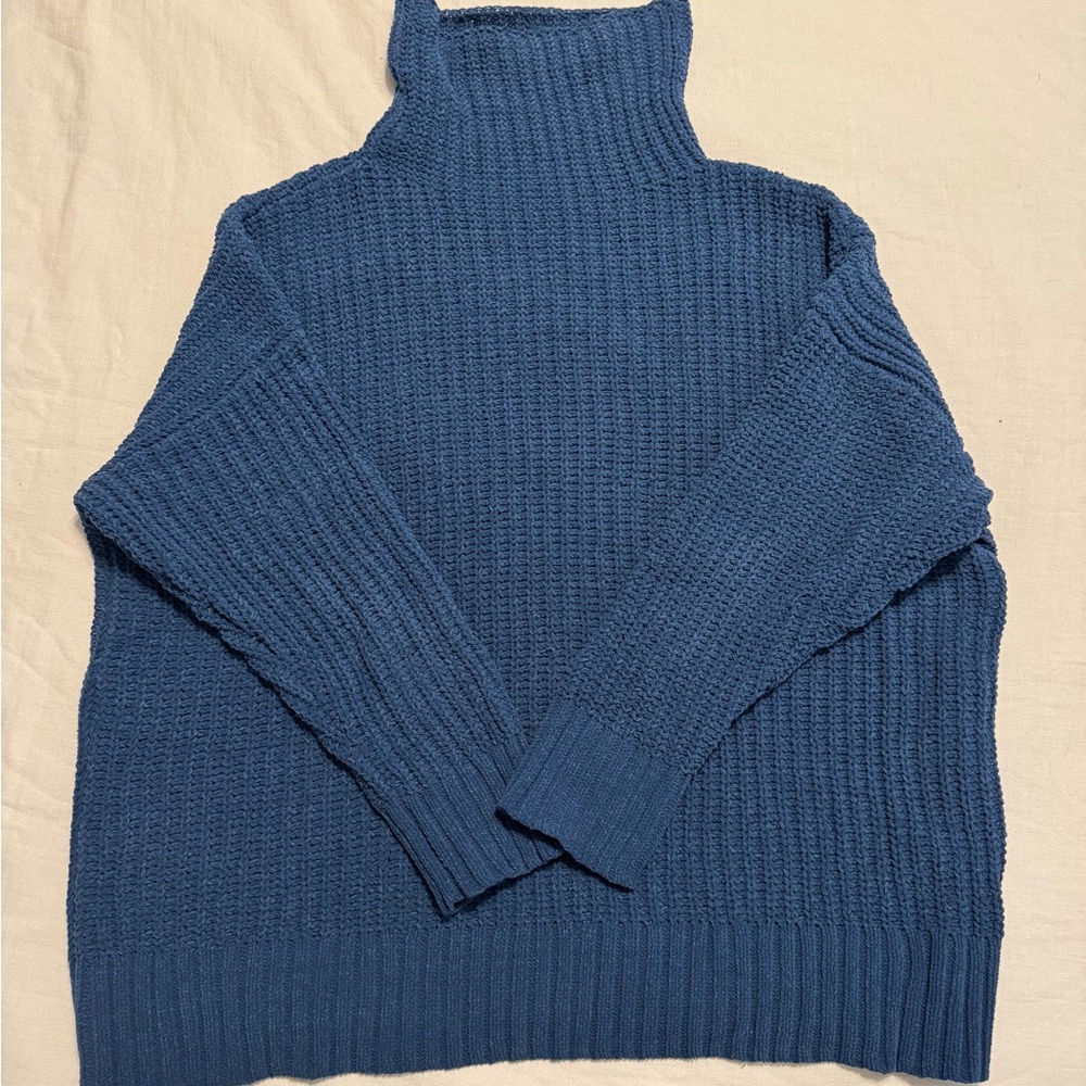 aerie Blue Turtleneck Sweater